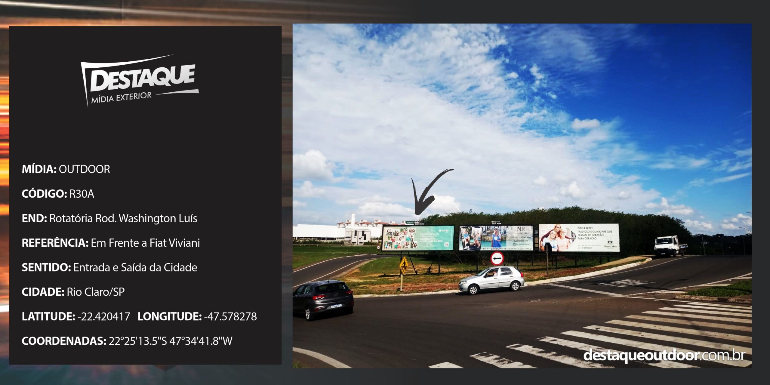 Cód. R30A - Opcional Outdoor Triplo