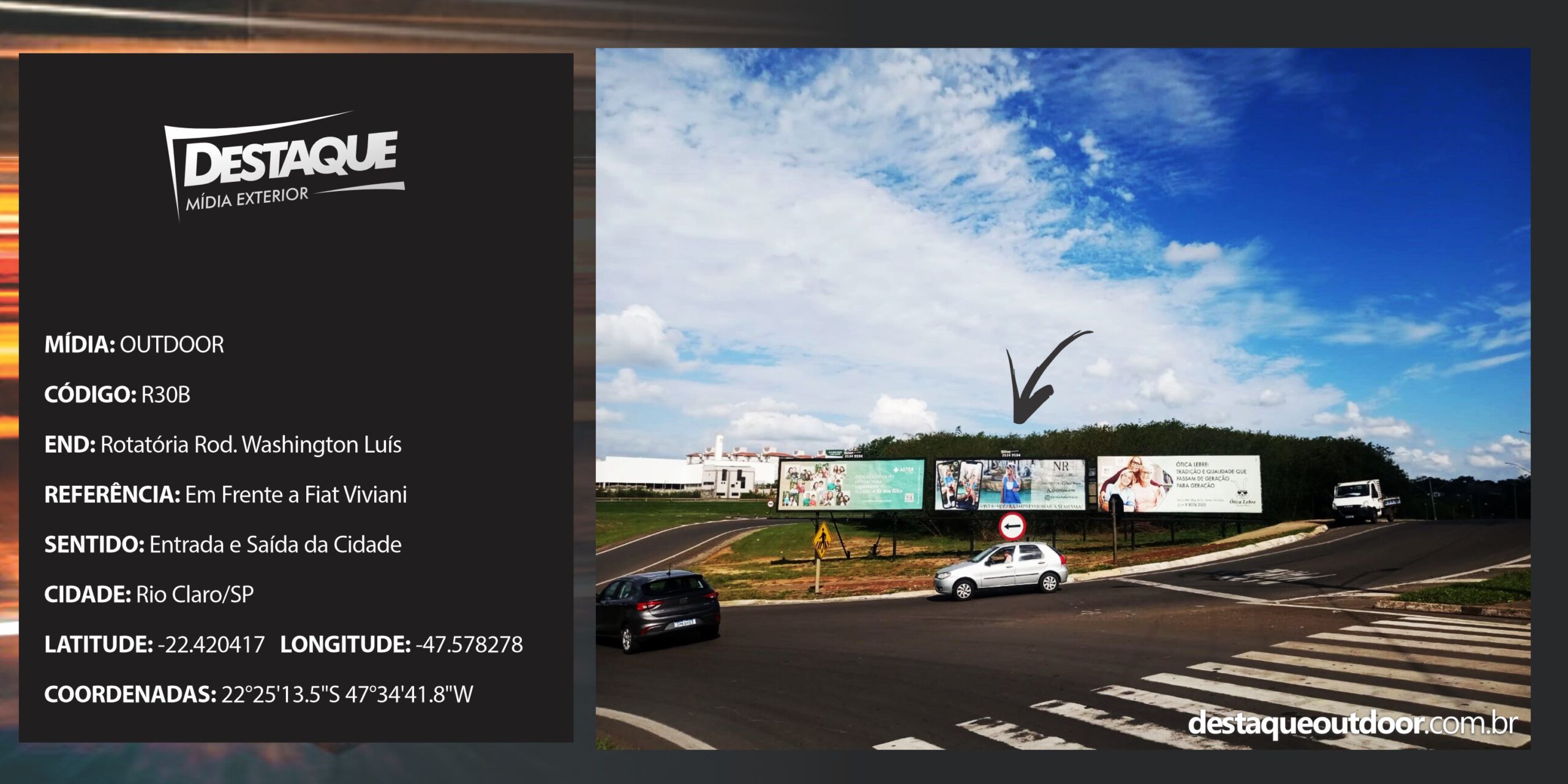 Cód. R30B - Opcional Outdoor Triplo