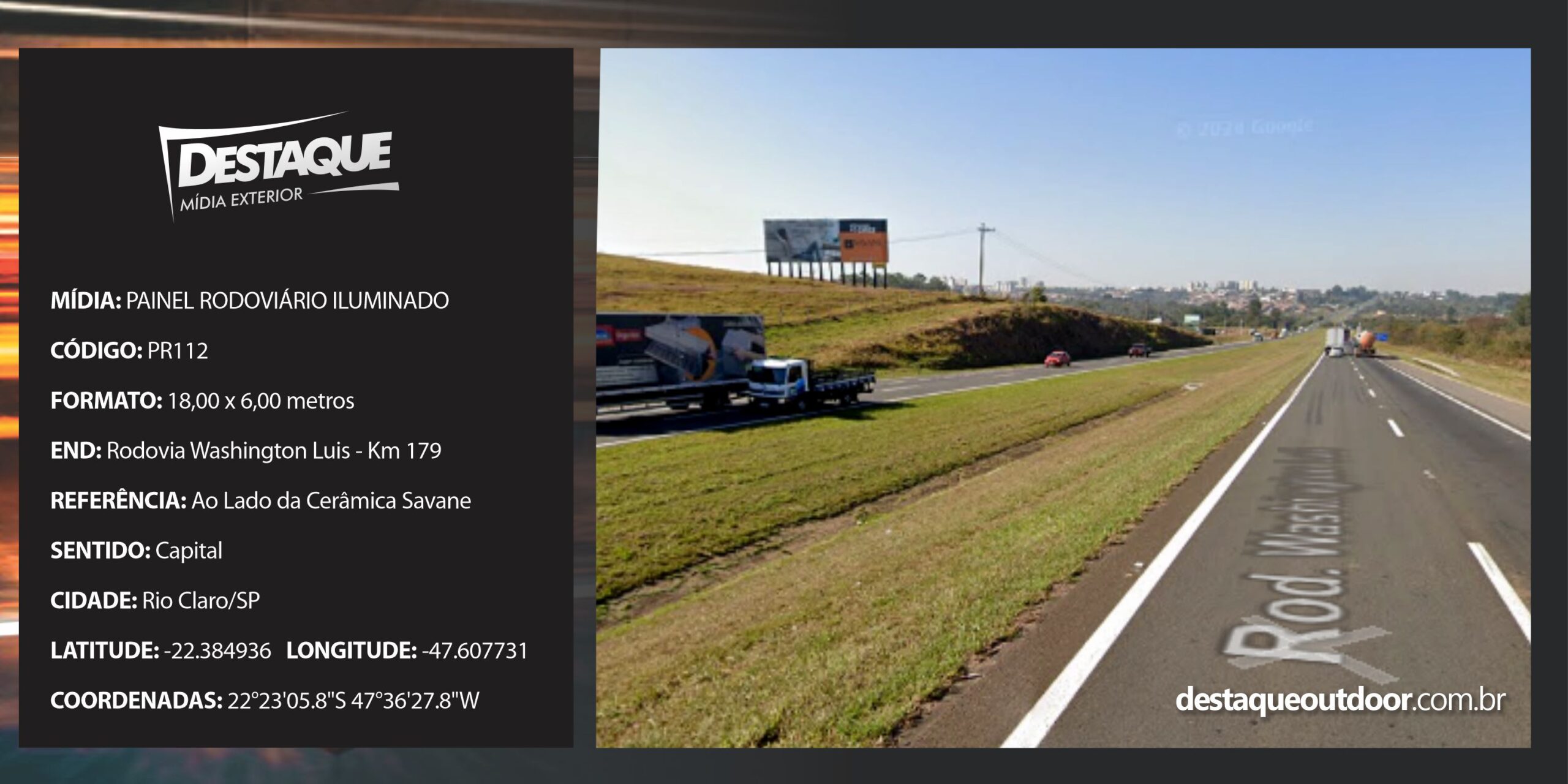 Cód. PR112 - Painel Rodoviário - 18x6m