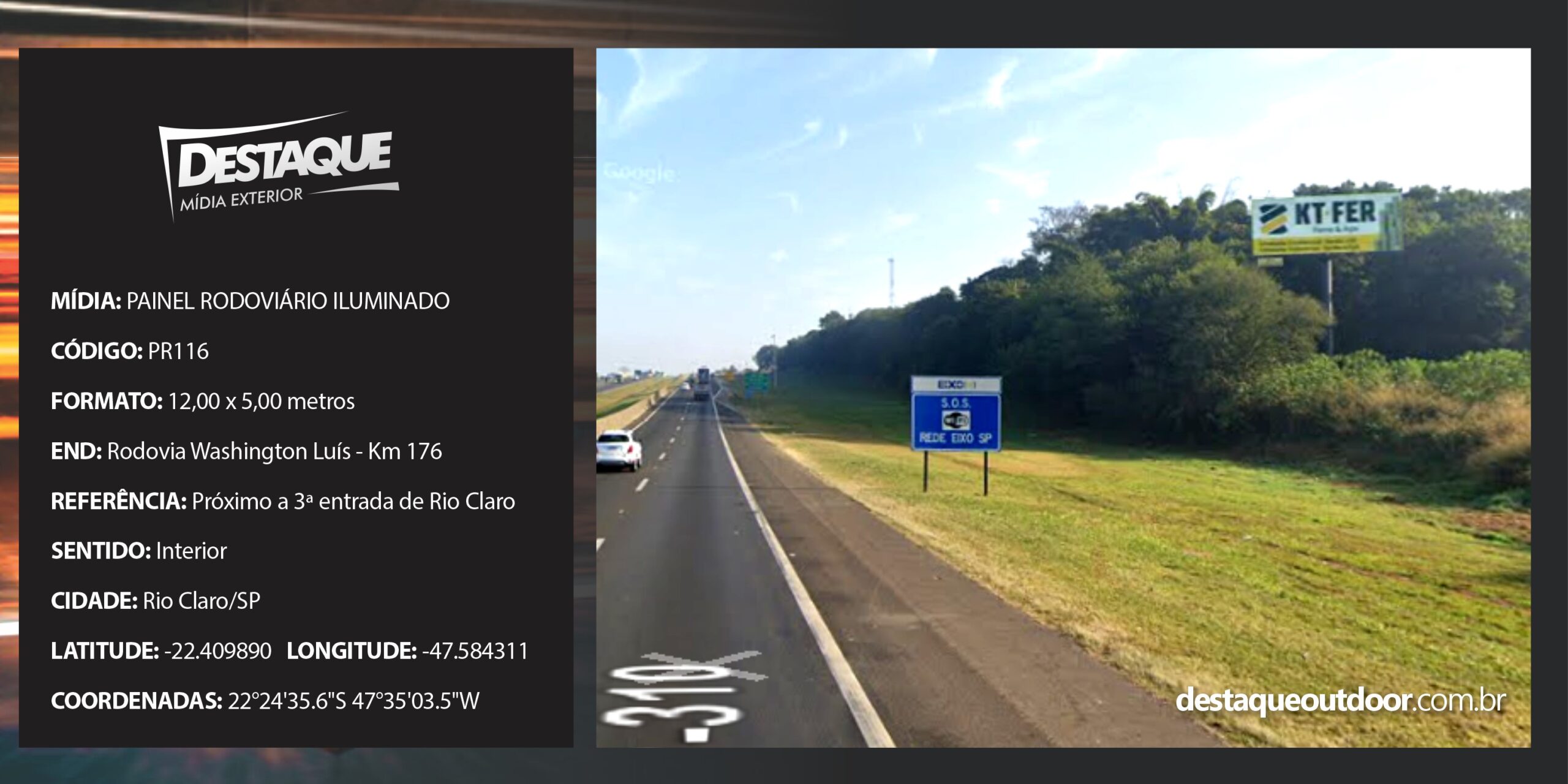 Cód. PR116 - Painel Rodoviário - 12x5m